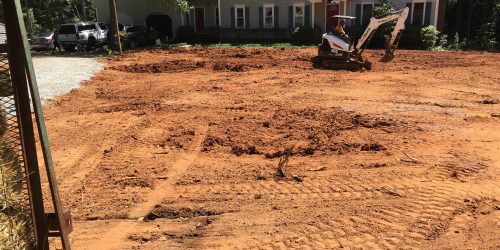 Land Grading & French Drains